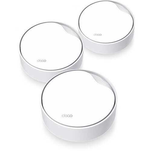 TP-Link Deco X50-PoE AX3000 Whole Home Mesh WiFi 6 System with PoE - 3-Pack