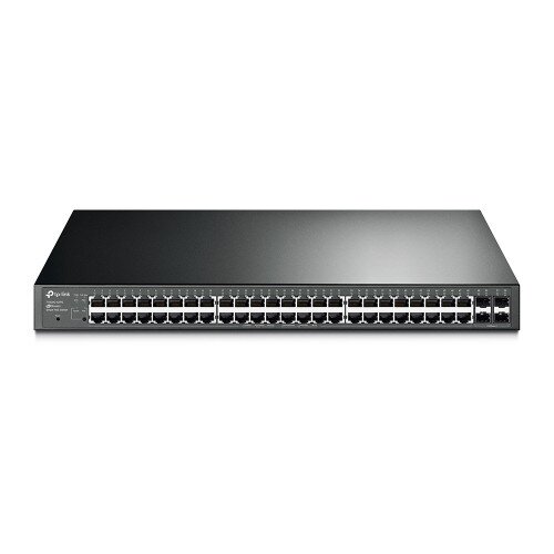 TP-Link JetStream 48-Port Gigabit Smart PoE+ Switch with 4 SFP Slots