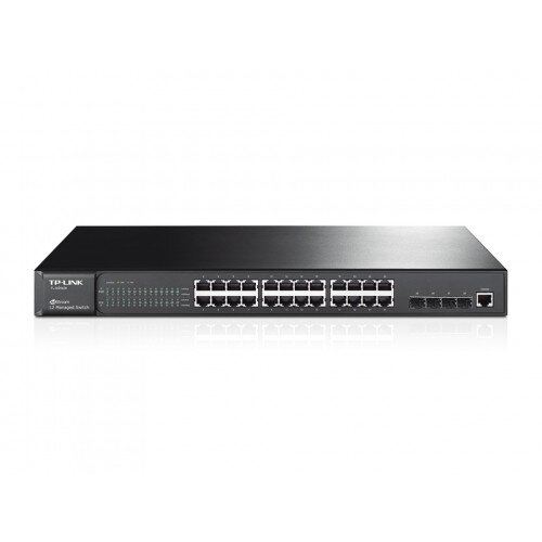 TP-Link JetStream 24-Port Gigabit L2 Managed Switch with 4 SFP Slots