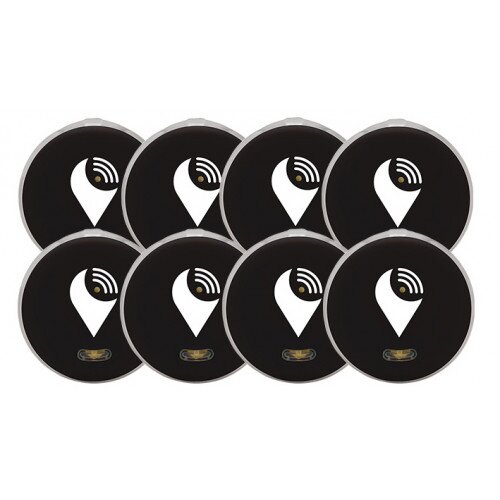 TrackR Pixel - Black - 8-Pack