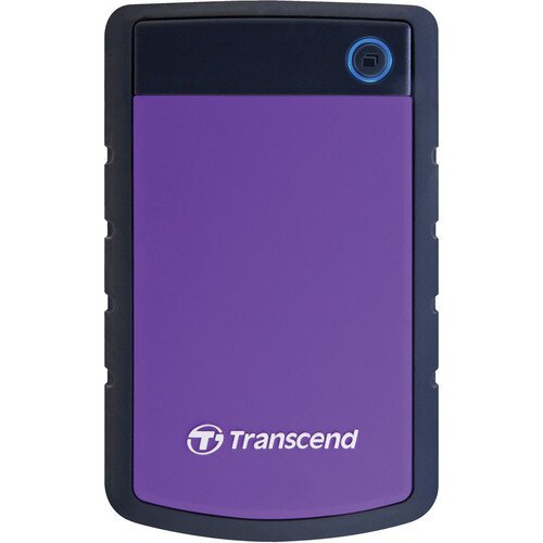 Transcend StoreJet 25H3 Portable Hard Drive - Purple - 4TB