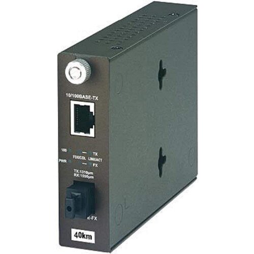TRENDnet 100Base-TX to 100Base-FX Dual Wavelength Single Mode SC Fiber Converter TX: 1310 RX: 1550