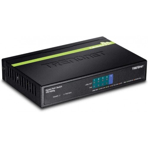 TRENDnet 5-Port Gigabit PoE+ Switch