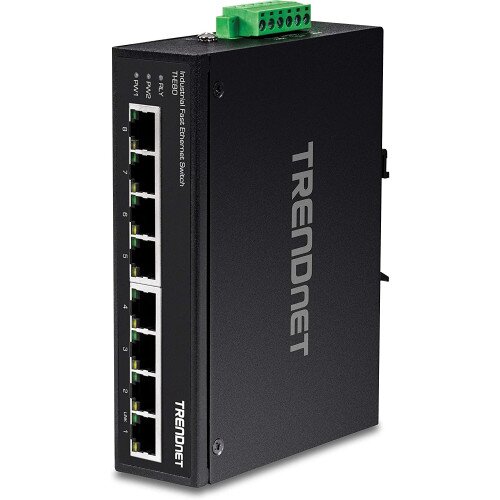 TRENDnet 8-Port Industrial Fast Ethernet DIN-Rail Switch