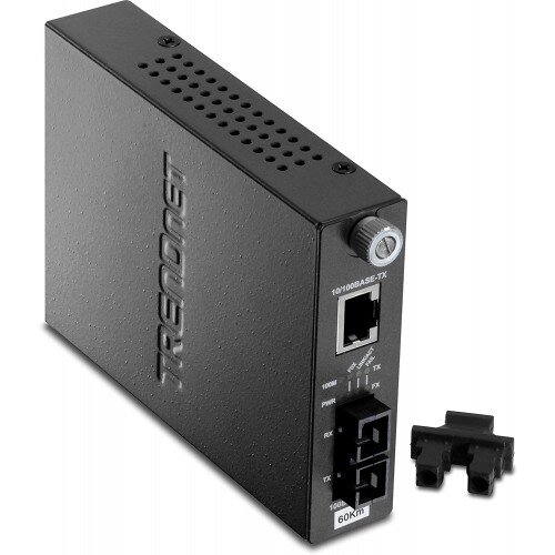 TRENDnet Intelligent 10/100Base-TX to 100Base-FX Single Mode SC Fiber Converter