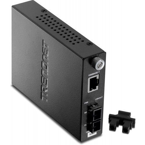 TRENDnet Intelligent 1000Base-T to 1000Base-SX Multi-Mode SC Fiber Converter