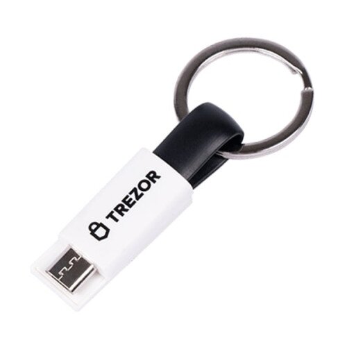 TREZOR Magnetic Keyring Micro USB For Model One