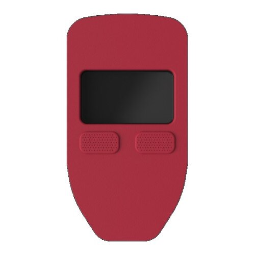 TREZOR Silicone Case Cover For Model One - Raspberry Red