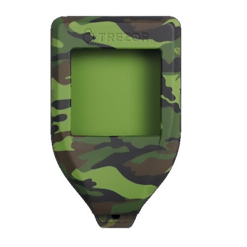 TREZOR Glove Silicone Case Cover for Model T - Camo