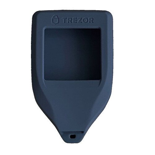 TREZOR Glove Silicone Case Cover for Model T - Dark Blue
