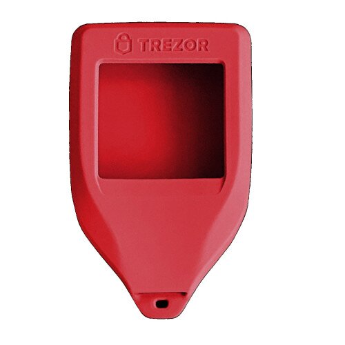 TREZOR Glove Silicone Case Cover for Model T - Red