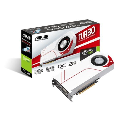ASUS Turbo GeForce GTX 960 Graphics Card - GDDR5 2GB