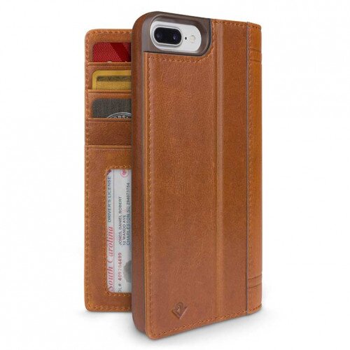 Twelve South Journal for iPhone - iPhone 8 Plus / 7 Plus - Cognac