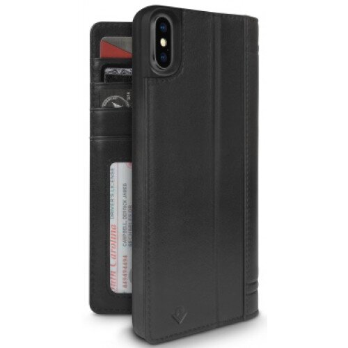 Twelve South Journal for iPhone XS Max Leather Wallet Case