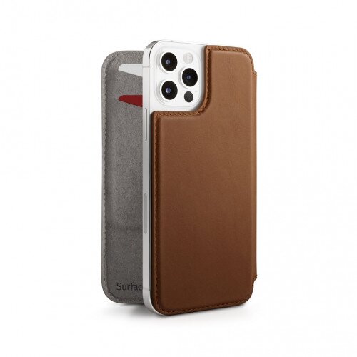 Twelve South SurfacePad for iPhone 12 / iPhone 12 Pro - Cognac