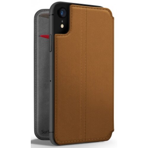 Twelve South SurfacePad for iPhone XR Ultra-Slim Cover - Cognac