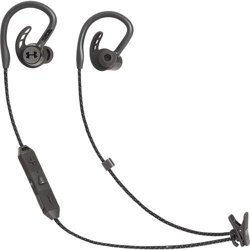 UA Sport Wireless Pivot Headphones - Charcoal / Black