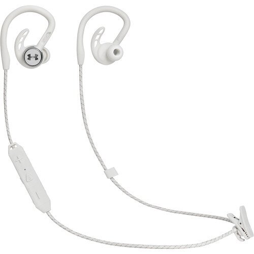 UA Sport Wireless Pivot Headphones - White / Silver