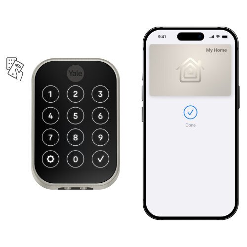 Yale Assure Lock 2 Plus with Wi-Fi and Apple Home Key - Satin Nickel
