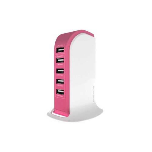 Energen UC500 5 Ports USB Charger - Pink