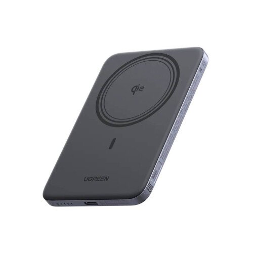 Ugreen MagFlow Air Magnetic Power Bank (5000mAh, Qi2 15W) - Space Gray