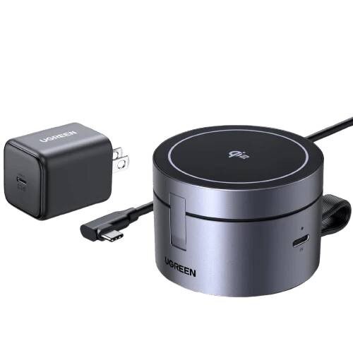 Ugreen UNO 3-in-1 Magnetic Wireless Charger 25W (MagSafe Compatible)
