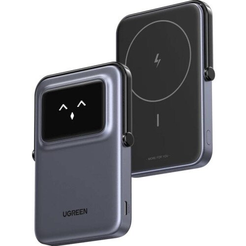 Ugreen Uno Magnetic Wireless Power Bank 5000mAh Qi 7.5W - Black