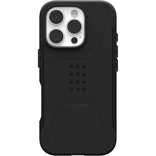 Urban Armor Gear Civilian Case with Magsafe for iPhone 16 Pro - Black