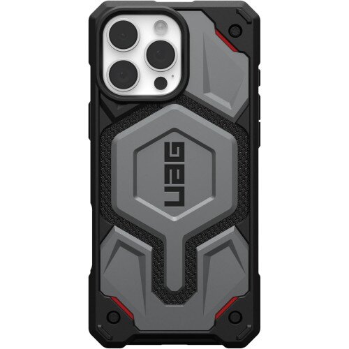 Urban Armor Gear Monarch Pro Kevlar Case with Magsafe for iPhone 16 Pro Max - Kevlar Silver