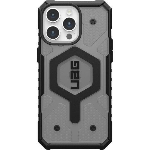 Urban Armor Gear Pathfinder Clear Case for iPhone 15 Pro Max - Ash