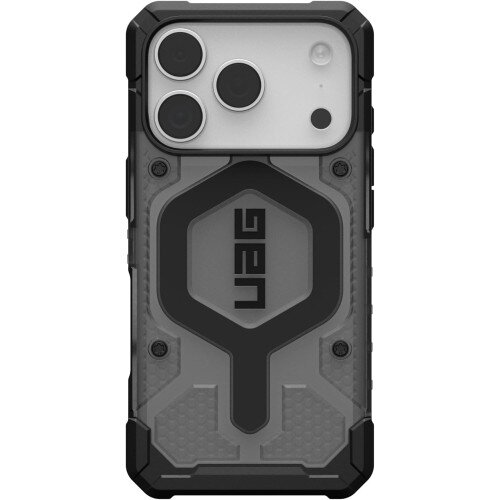 Urban Armor Gear Pathfinder Clear Case with MagSafe for iPhone 17 Pro - Ash/Black