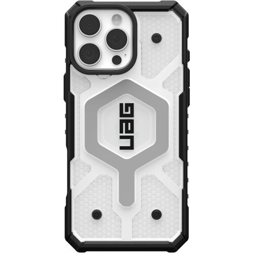 Urban Armor Gear Pathfinder Clear Case with Magsafe for iPhone 16 Pro Max - Ice