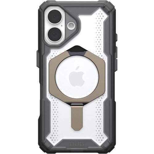 Urban Armor Gear Plasma XTE Case with Magsafe for iPhone 16 - Ash/Titanium