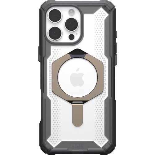 Urban Armor Gear Plasma XTE Case with Magsafe for iPhone 16 Pro Max - Ash/Titanium