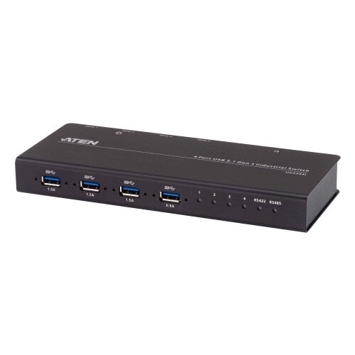ATEN 4 x 4 USB 3.2 Gen 1 Industrial Hub Switch