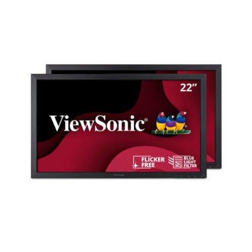 ViewSonic VA2252Sm_H2 22" Dual Pack Head-Only 1080p Monitors
