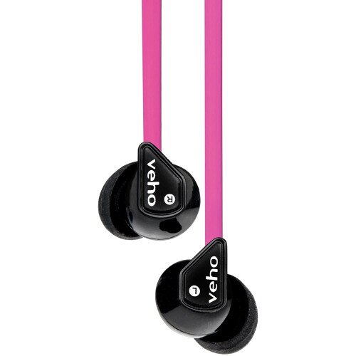 Veho Muvi Z1 Stereo In-Ear Headphones - Pink