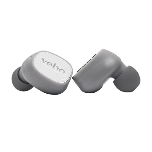 Veho Muvi ZT-1 True Wireless In-Ear Headphones - Gray/White