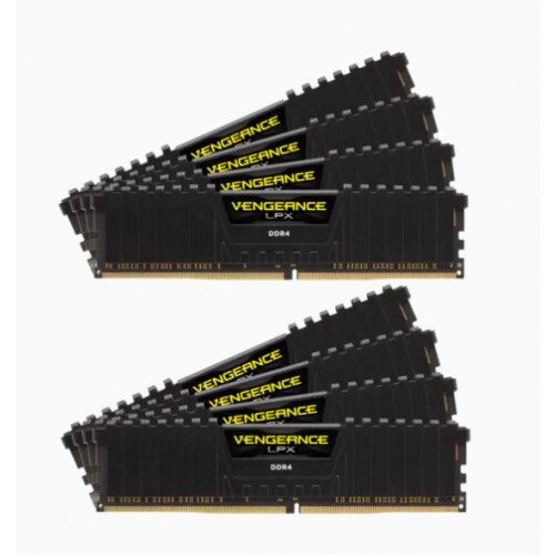 Corsair VENGEANCE LPX 64GB (8 x 8GB) DDR4 DRAM 3800MHz C19 Memory Kit - Black