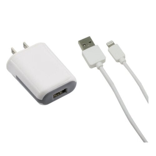 VisionTek 2 Amp Home Charger with 3.2 Foot Lightning Cable