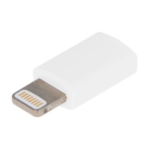 VisionTek Micro USB to Lightning MFI Adapter White - 2 Pack