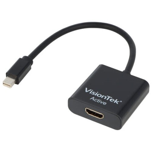 VisionTek Mini DisplayPort to HDMI 2.0 Active Adapter (M/F)