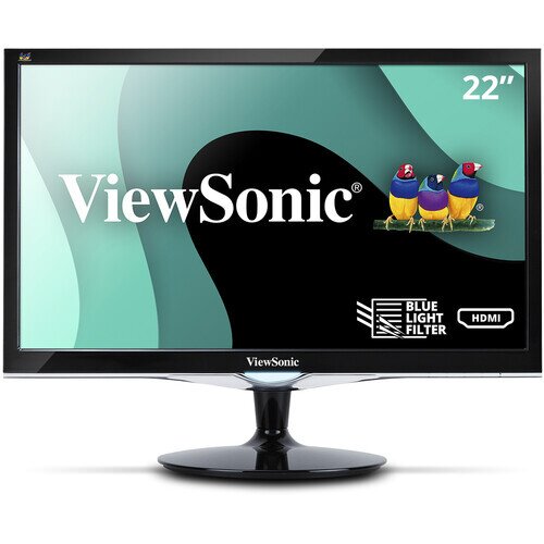 ViewSonic 22" 1080p 2ms Monitor with HDMI, VGA and DVI