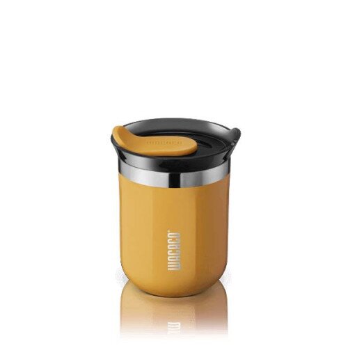Wacaco Octaroma Vacuum Insulated Mug - Classico - 6 fl oz - 180 ml - Amber Yellow
