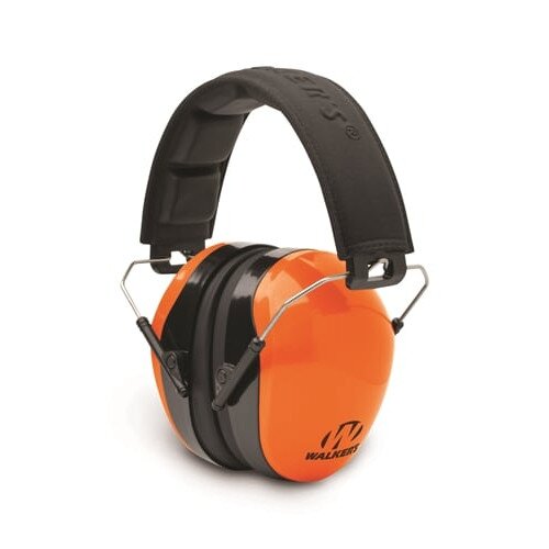 Walkers Game Ear Dual Colored Passive Muff - Blaze Orange