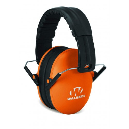 Walkers Game Ear Folding College Muff - Burnt Orange/White