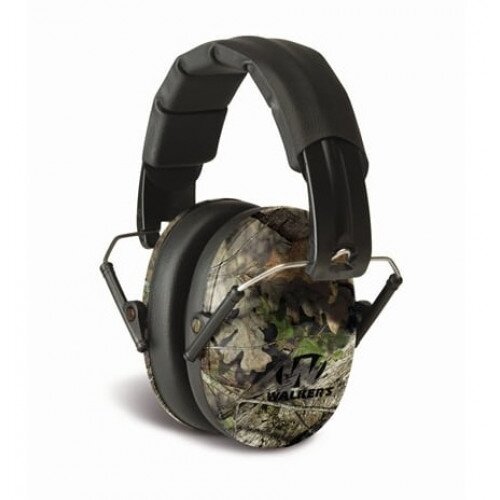 Walkers Game Ear Pro Low Profile Folding Muff - Mossy Oak