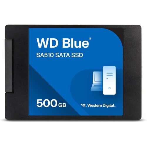 WD Blue SA510 SATA SSD 2.5”/7mm Cased - 500GB