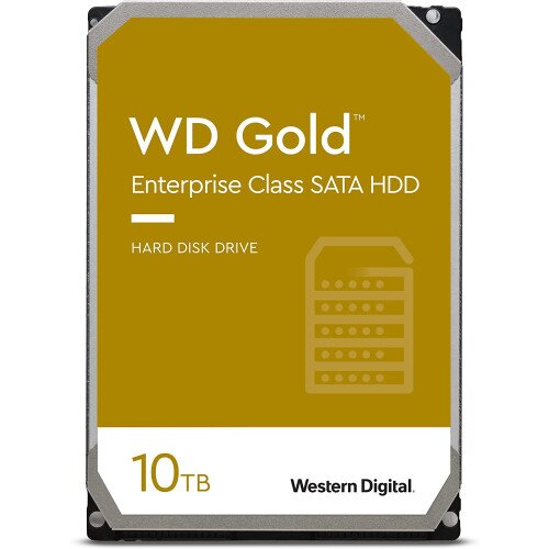 WD Gold Enterprise Class SATA Hard Drive - 128MB - 10TB