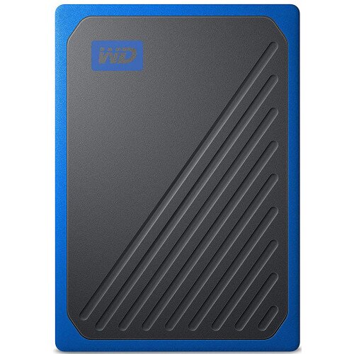 WD My Passport Go External Solid State Drive - Blue - 2TB